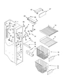 Freezer liner parts