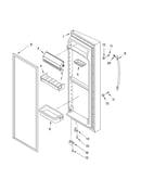 Refrigerator door parts