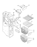 Freezer liner parts