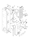 Freezer liner and air flow parts