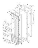Refrigerator door parts