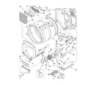 Whirlpool LEQ8611LG1 bulkhead parts diagram