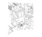 Whirlpool LGQ8611LG1 bulkhead parts diagram