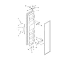 Roper RS25AEXLQ00 freezer door parts diagram