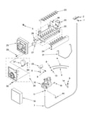 Icemaker parts, parts not illustrated