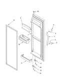 Refrigerator door parts