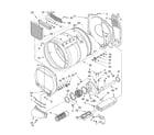 Whirlpool 3RLEC8646KQ1 bulkhead parts diagram