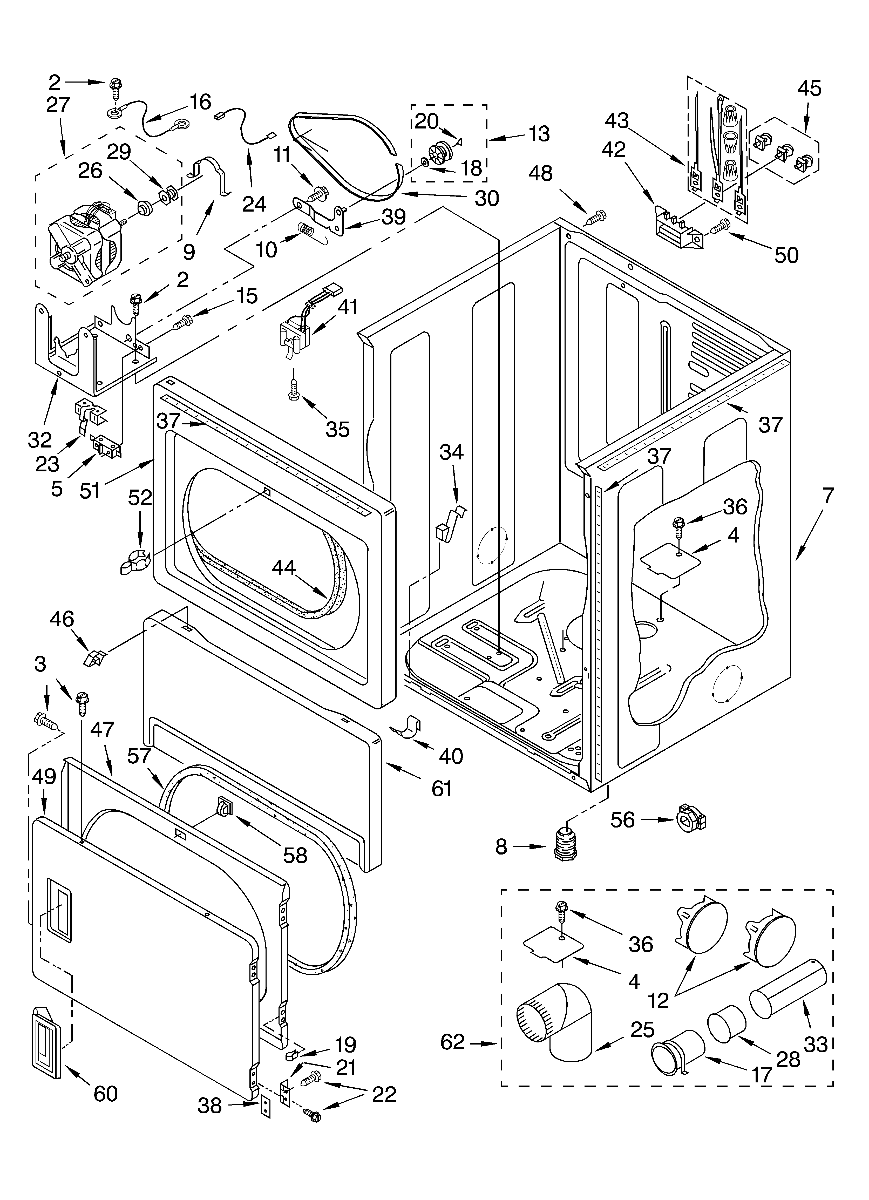 Cabinet parts