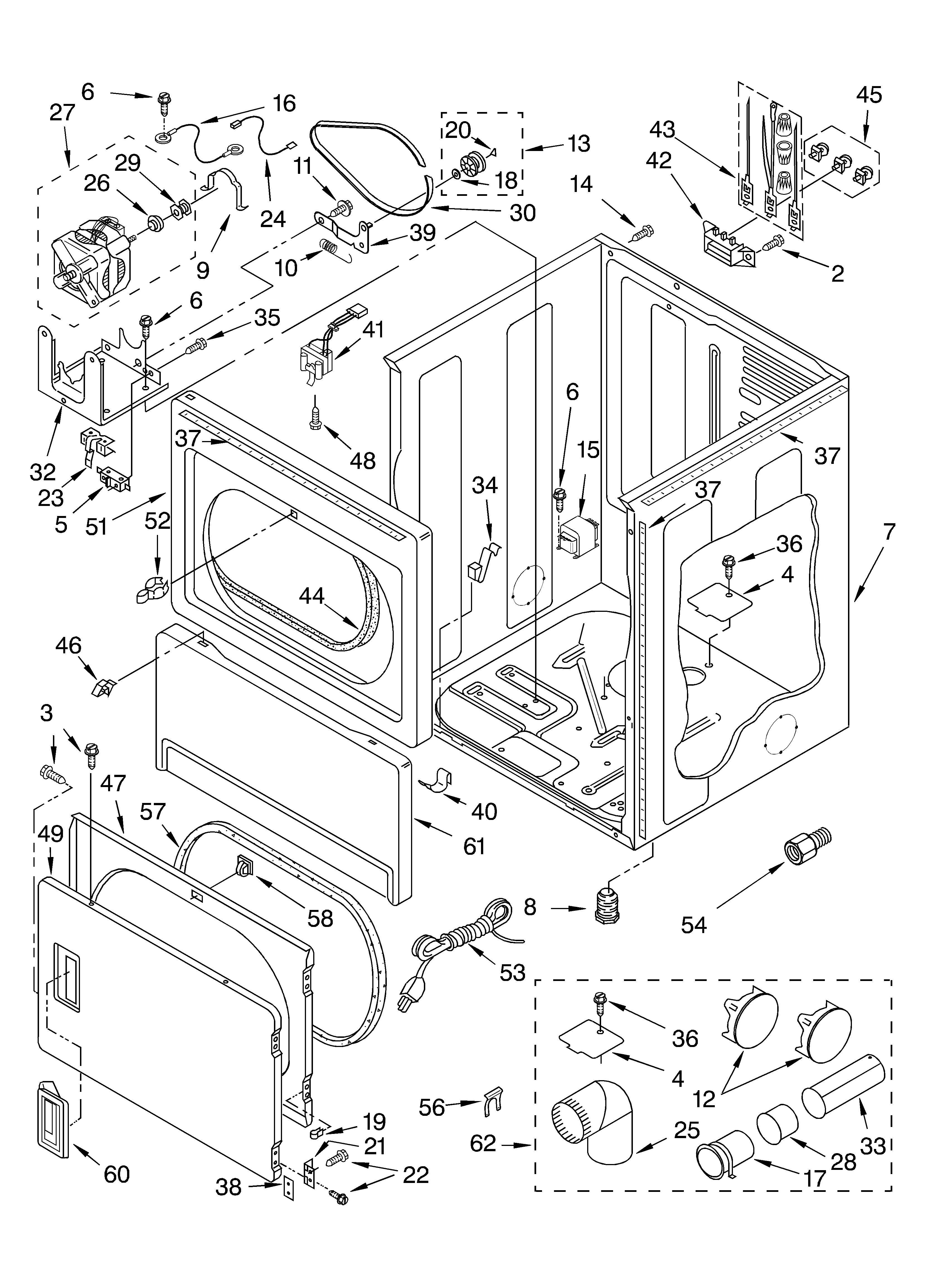 Cabinet parts