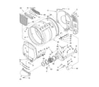 Whirlpool 3XLGR5437KQ1 bulkhead parts diagram