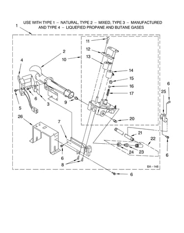 3402853 burner assembly