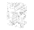 Whirlpool 7MLSQ8000JQ5 controls and rear panel parts diagram