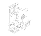 Whirlpool ACM244XL1 airflow and control parts diagram