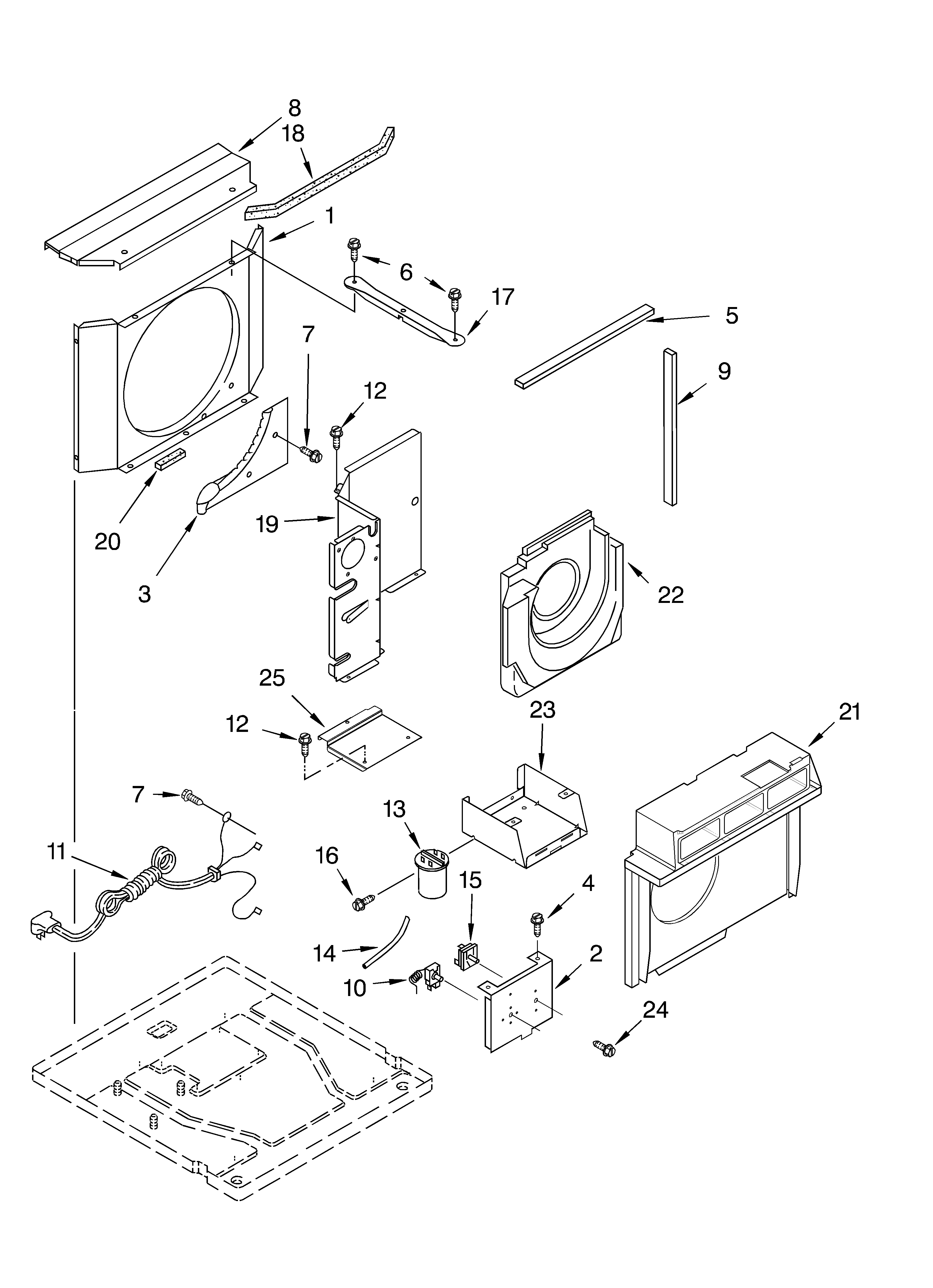Airflow and control parts