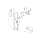 Whirlpool ED2NHGXMQ00 freezer liner parts diagram