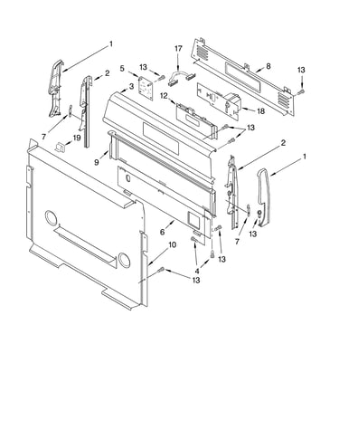 Control panel parts