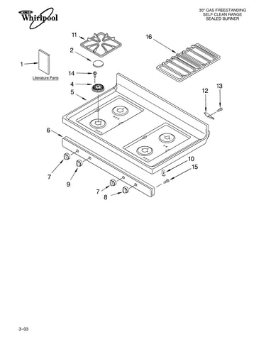 Cooktop parts