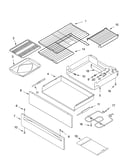 Warming drawer & rack parts