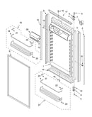 Refrigerator door parts