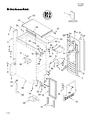 Cabinet liner and door parts
