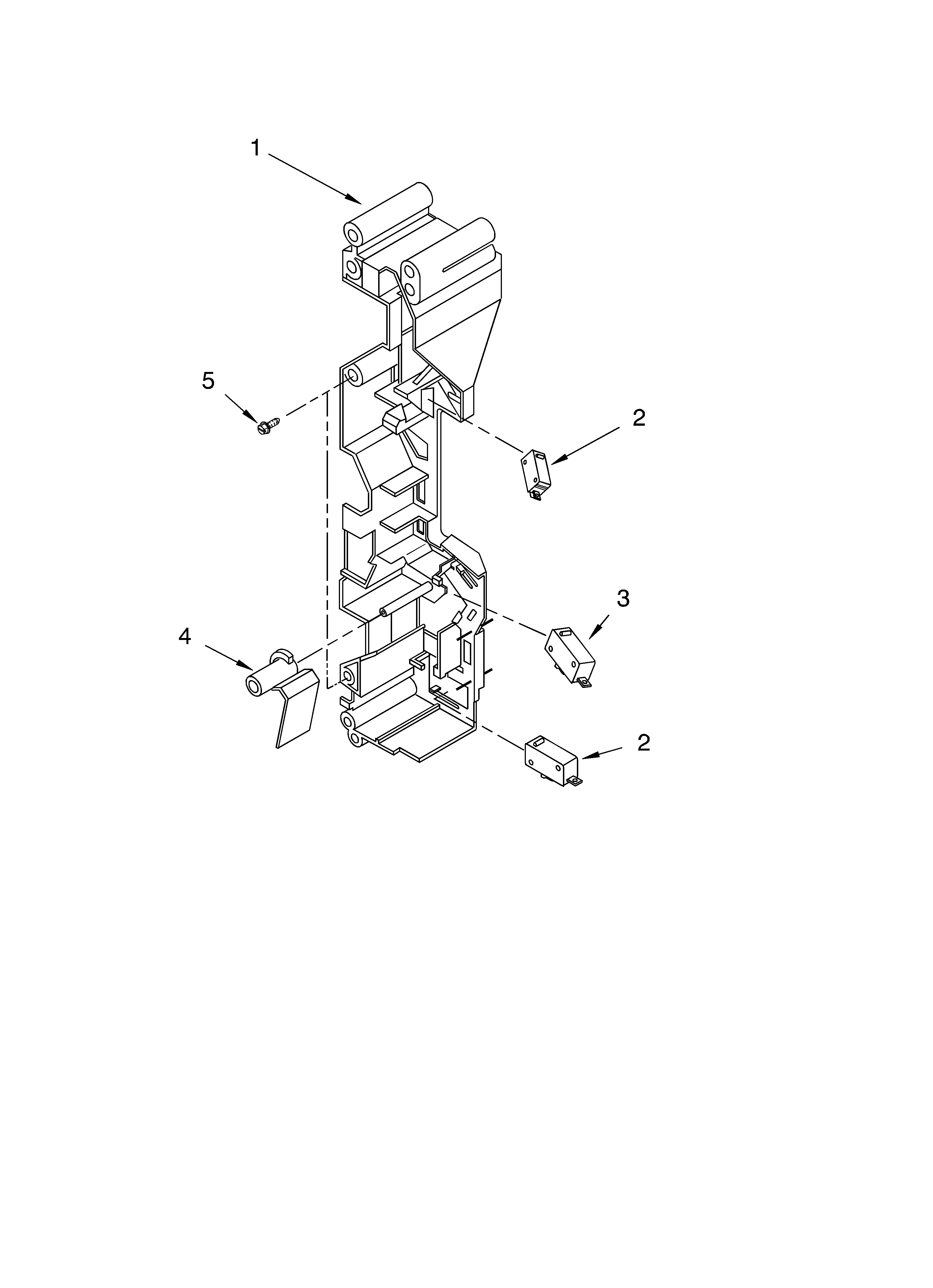 Latch board parts