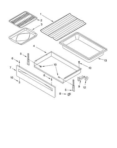Drawer & broiler parts
