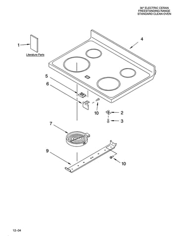 Cooktop parts