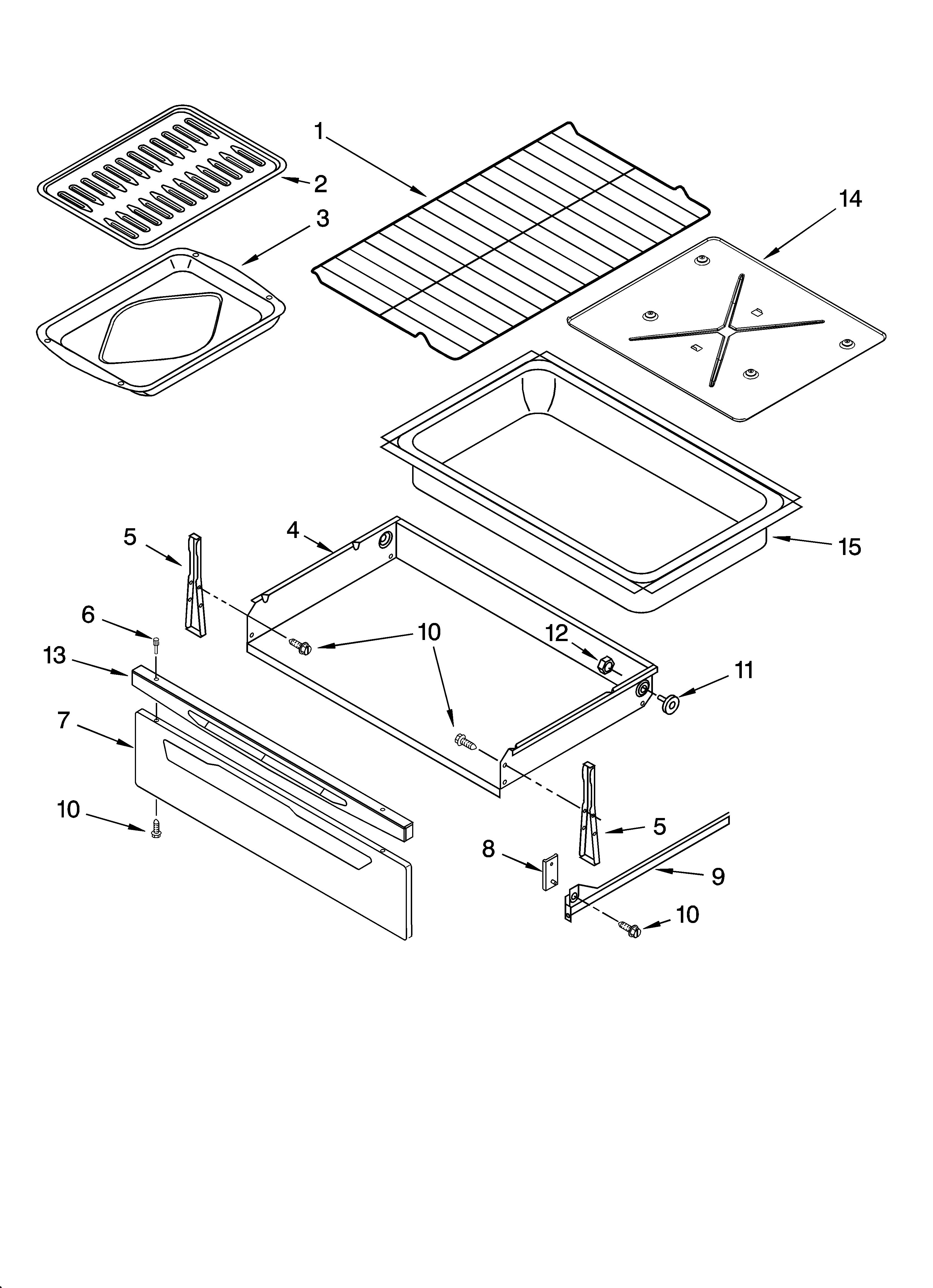 DRAWER & BROILER PARTS