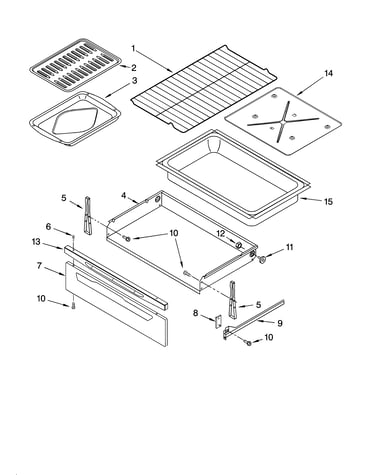 Drawer & broiler parts