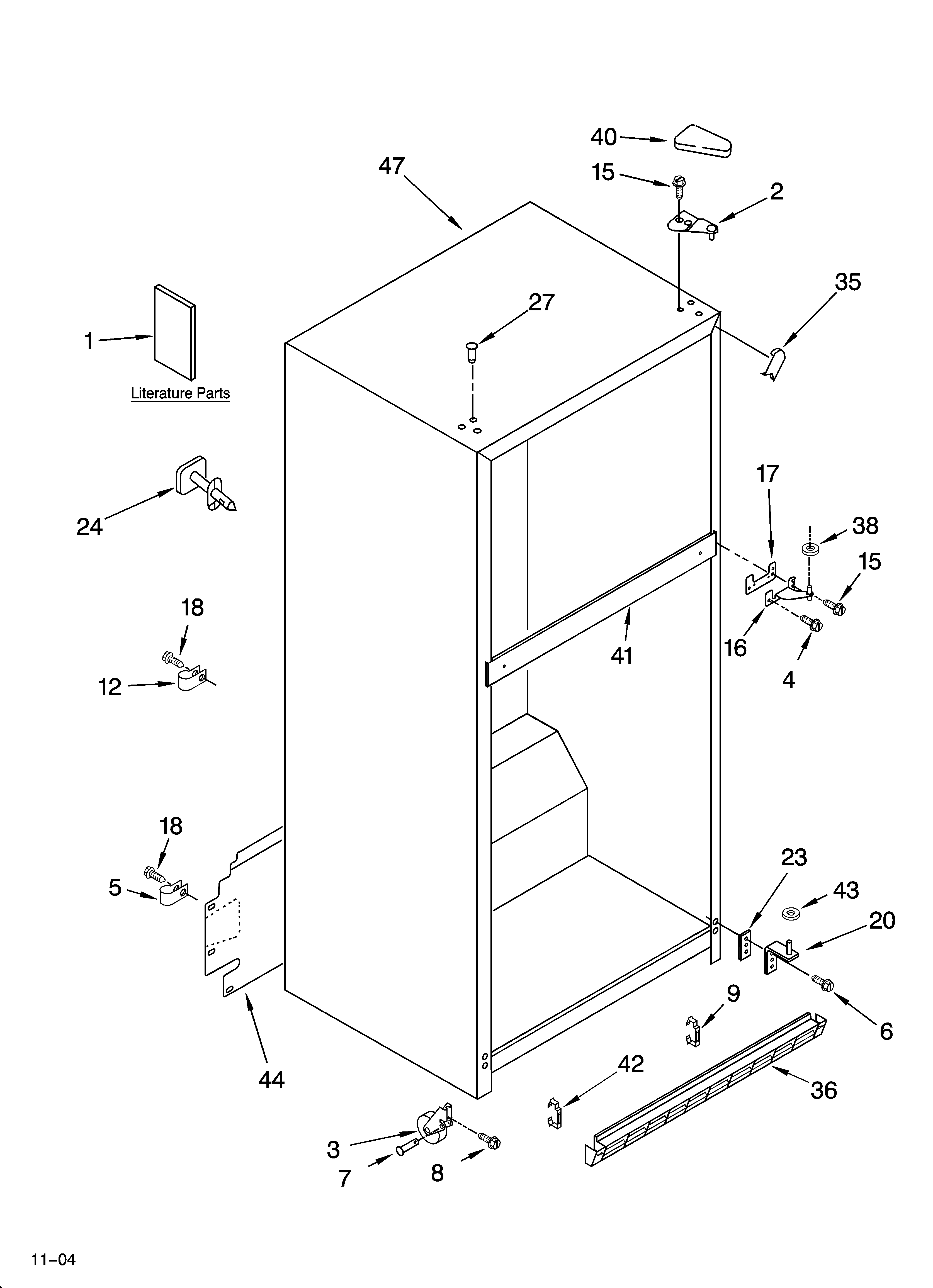 Cabinet parts