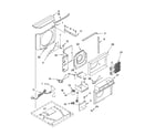 Whirlpool ACE244XR0 airflow and control parts diagram