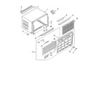 Whirlpool ACE244XR0 cabinet parts diagram