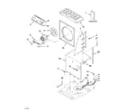 Whirlpool AD65USR1 air flow and control parts diagram