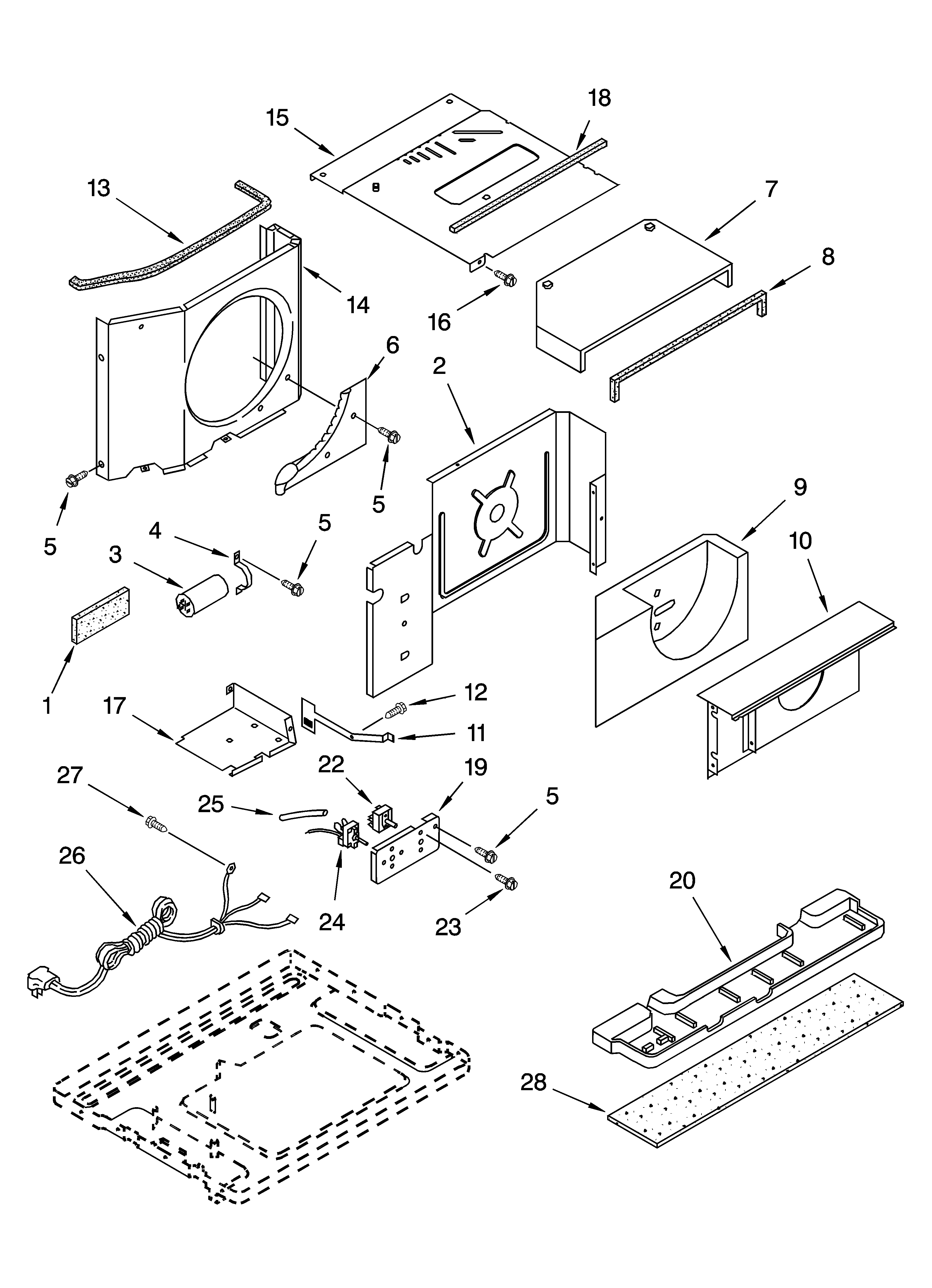 Air flow and control parts
