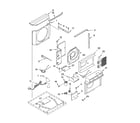 Crosley CAH18WCR0 airflow and control parts diagram