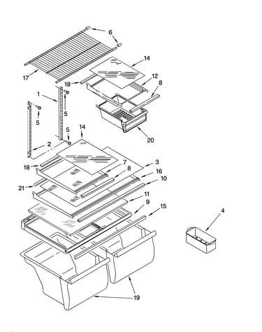 Shelf parts