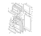 Whirlpool ER8AHKXPL02 door parts diagram