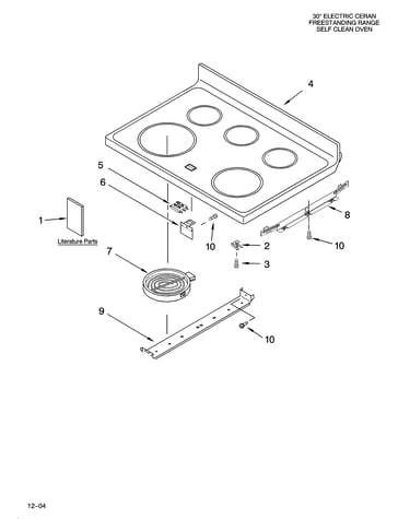 Cooktop parts