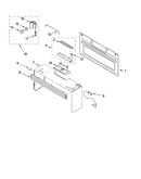 Cabinet and installation parts