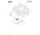 Whirlpool WERP4210PQ0 cooktop parts diagram