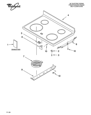 Cooktop parts