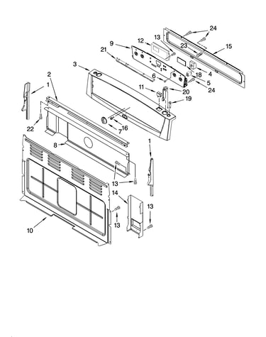 Control panel parts