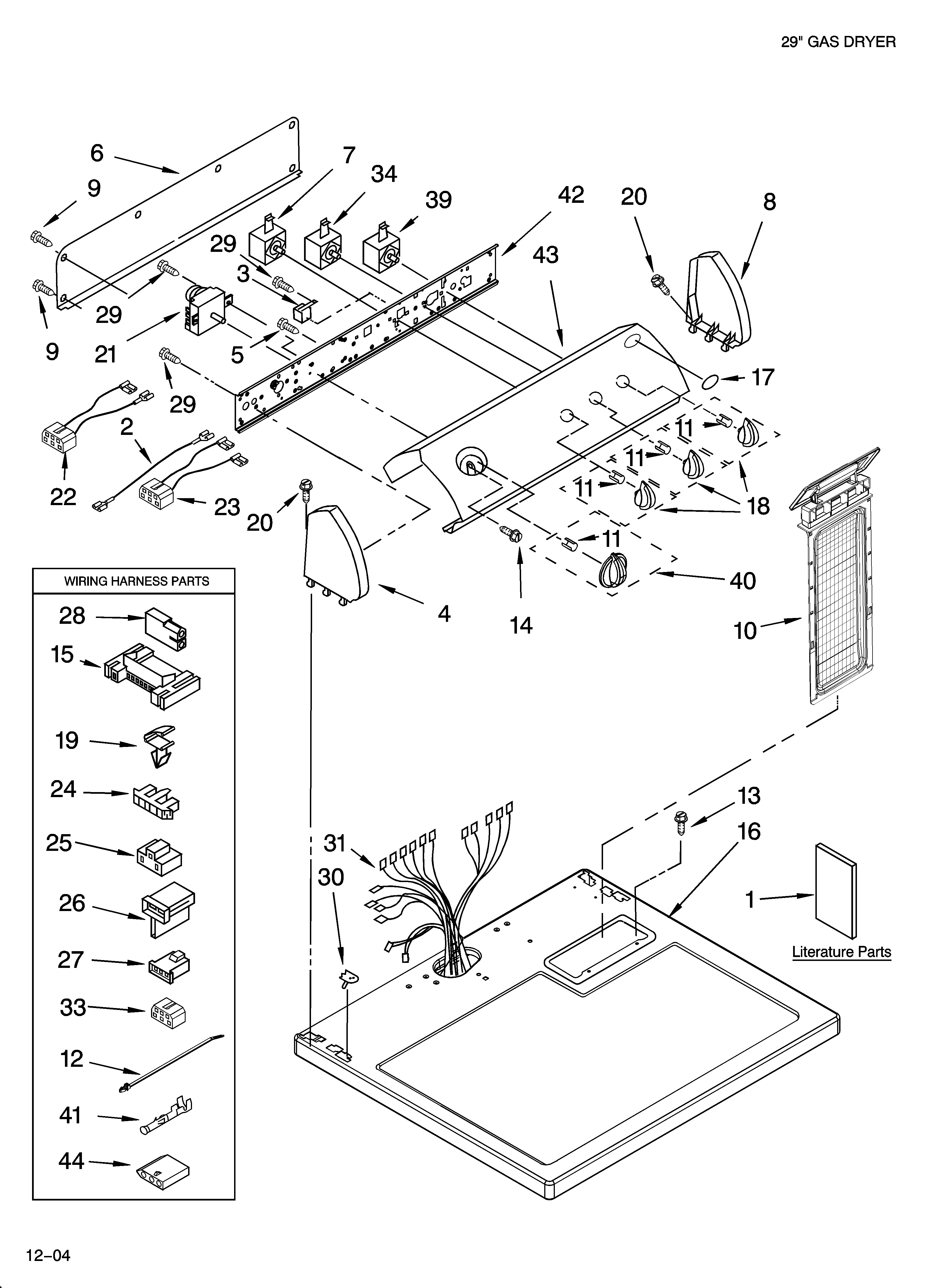 TOP AND CONSOLE PARTS