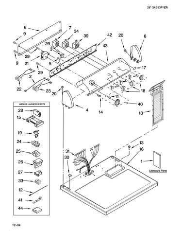 Top and console parts