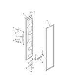Freezer door parts