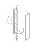 Freezer door parts