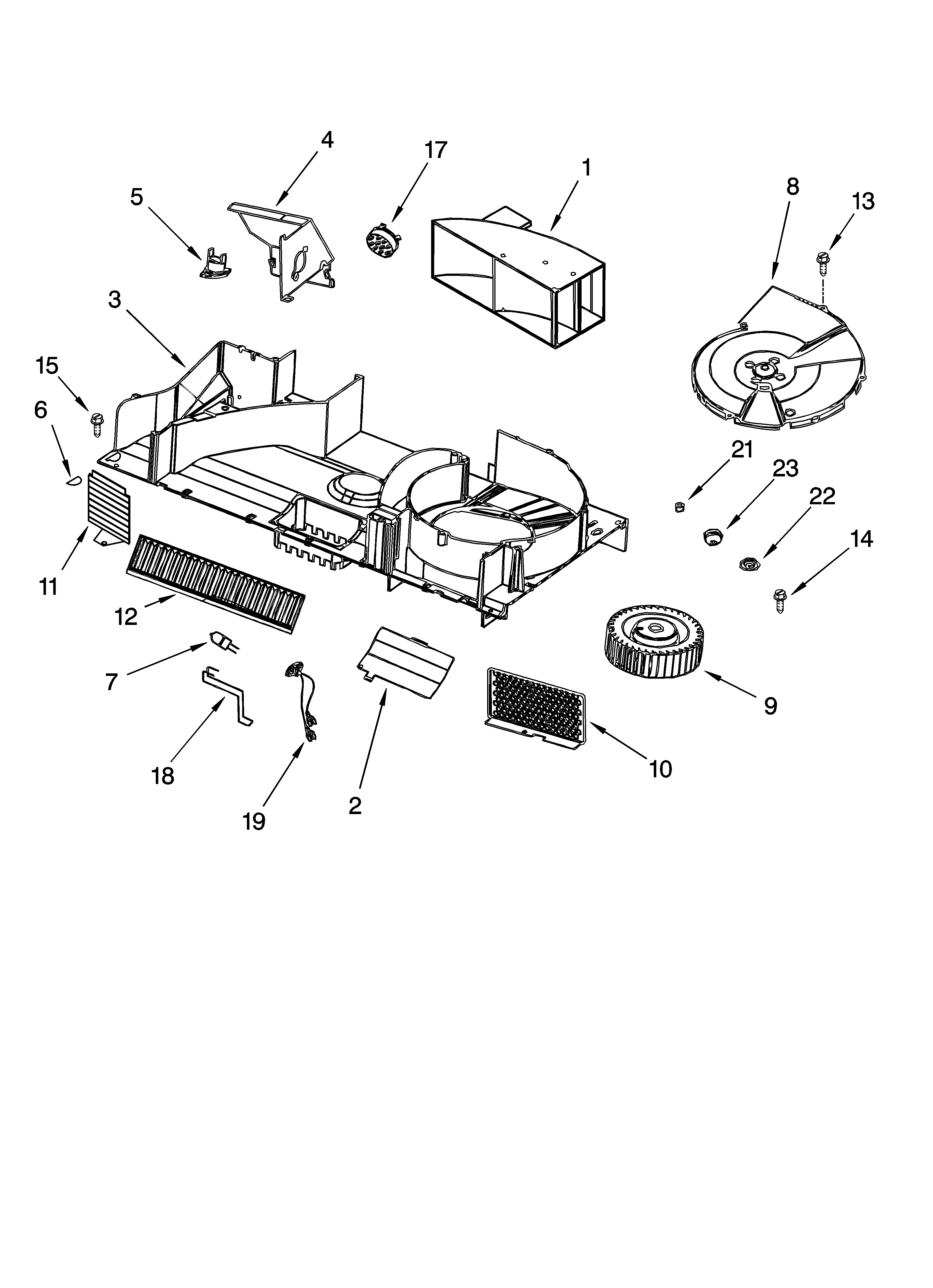 Air flow parts