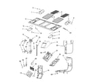 Whirlpool GH9184XLB2 interior and ventilation parts diagram