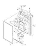 Refrigerator door parts