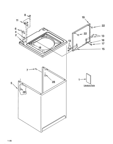 Top and cabinet parts